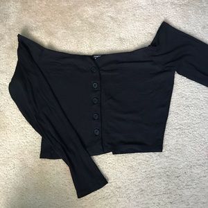 Fashion nova Long sleeve crop top